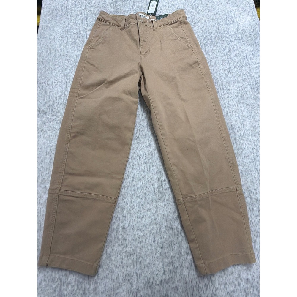 Alpine Design‎ Womens Barrel Pant Sahara Sand Tan High Rise Cropped Size 6